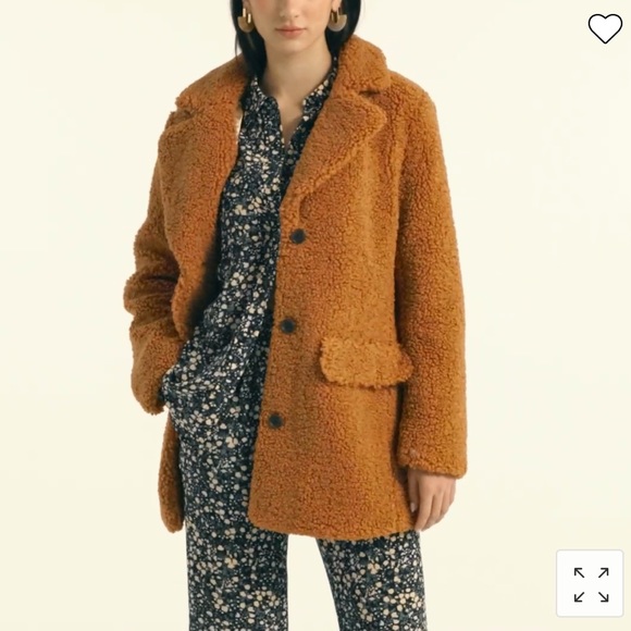 J. Crew Teddy Sherpa Jacket BA527 Medium NWT - Picture 3 of 16